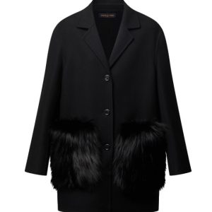 LV Cashmere Fox Pocket Coat